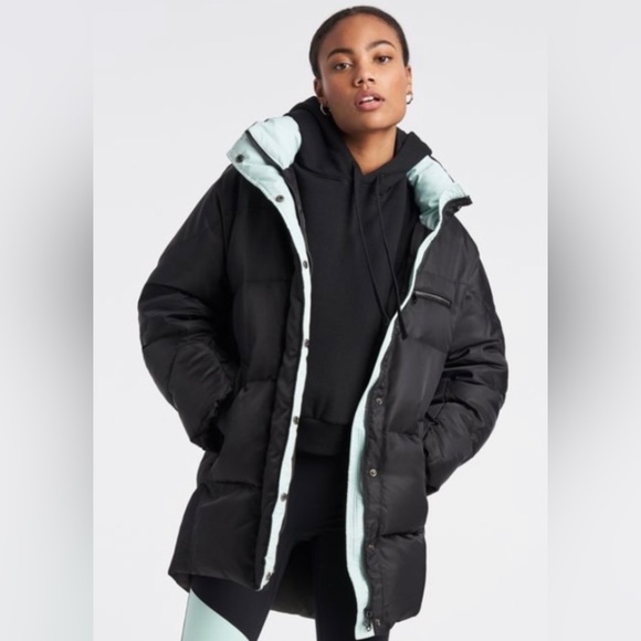 ALL ACCESS Jackets & Blazers - All Access Anthem Parka, Black with Mint Trim, Size M (NWOT)